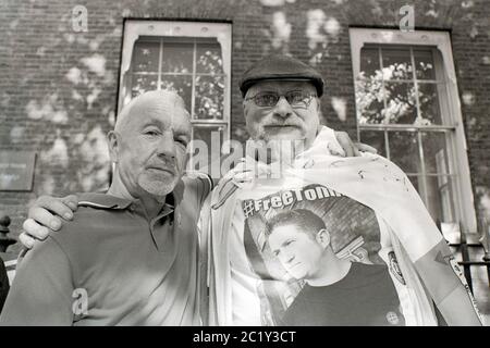 Kostenlose Tommy Robinson Rallye, London, Großbritannien. Juli 2018 Stockfoto