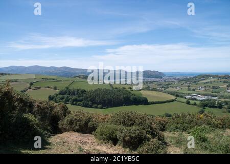 Blick Richtung Conwy von Colwyn Heights Stockfoto