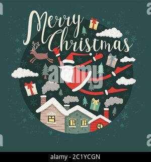 Frohe Weihnachten Stock Vektor