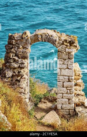 Überreste der Festung Stockfoto