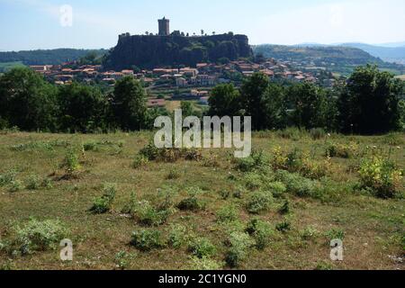 La Forteresse de Polignac in Frankreich Stockfoto