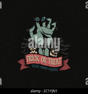 Abgestorbene Hand gefärbt Stock Vektor