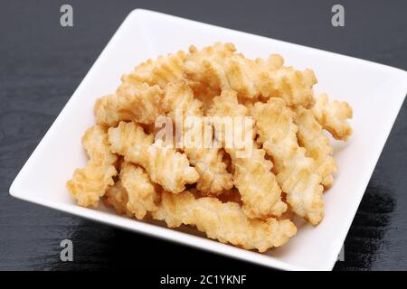 Traditionelle japanische Snacks, Nejirinbo fried Cookies Stockfoto