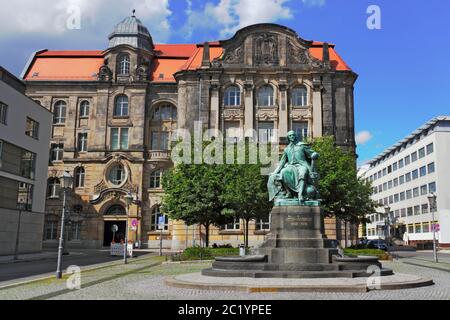 Otto-von-Guericke-Denkmal Stockfoto
