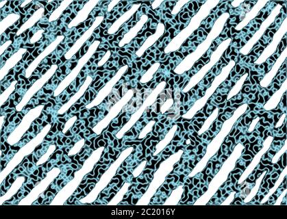 Abstrakter Hintergrund von unregelmäßigen weißen Linien auf schwarzen flüssigen Stil Basis Stock Vektor