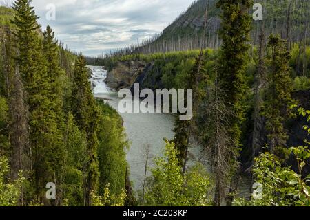 Die Smith River Falls in Kanada Stockfoto