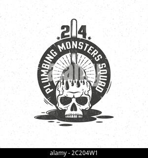 Logo „Installing Service“ Stock Vektor