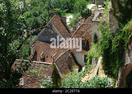 Rocamadour in Frankreich Stockfoto