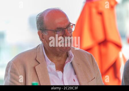 Jacky Delapierre (Direktor des Meeting Athletissima) bei der Pressekonferenz des City Event 2020 am 16. Juni 2020 vorgestellt, Was den ersten offiziellen Outdoor-Stabhochsprung-Wettbewerb des Jahres auf dem höchsten Niveau betrifft, der weltweit bestätigt wurde und am 2. September in Lausanne, Schweiz, stattfinden wird. (Foto von Eric Dubost/Pacific Press/Sipa USA) Stockfoto