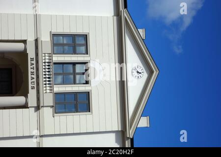 Rathaus von Bad Oldesloe Stockfoto