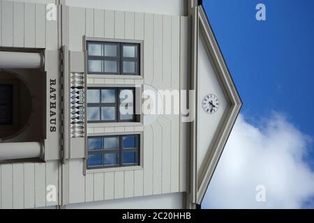 Rathaus von Bad Oldesloe Stockfoto