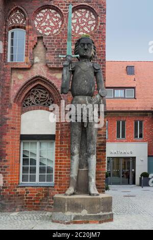 Rathaus mit Roland Stockfoto