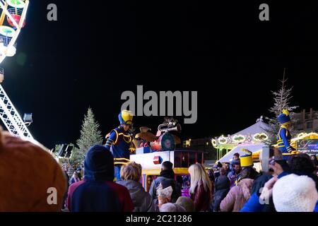 Le barcares Dorf de noel in Frankreich. Stockfoto