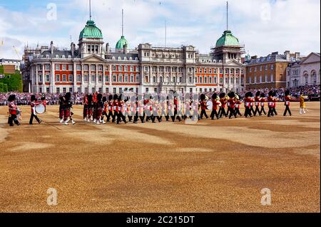 Trooping die Farbe Stockfoto