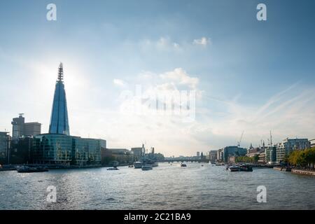 Fluss Themse London Stockfoto