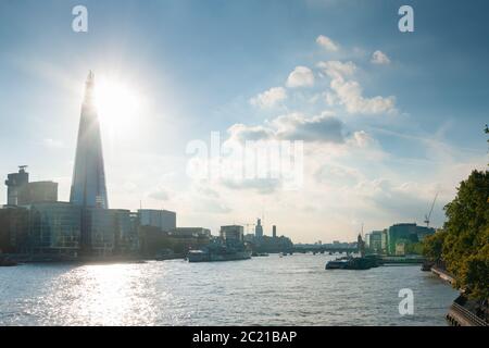 Fluss Themse London Stockfoto