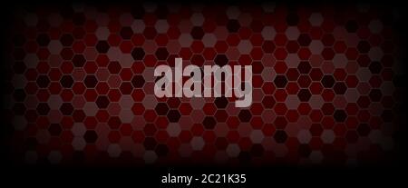 Technologischer Hexagon Muster Hintergrund, Vektor-Illustration Stock Vektor