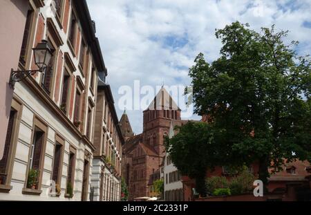 Ã‰glise Saint Thomas in Straßburg Stockfoto