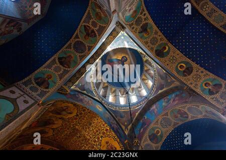 Sioni Kathedrale und ihre Wandmalereien in Tiflis, Georgien Stockfoto