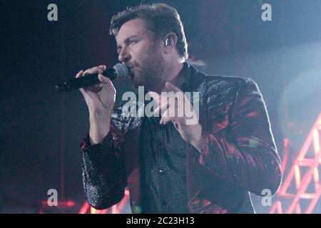 RIO DE JANEIRO, 30.04.2012: DURAN Duran tritt in der Citibank Hall in Rio de Janeiro auf (Néstor J. Beremblum / Alamy News) Stockfoto