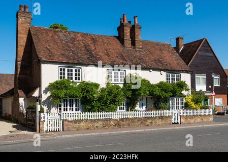 Attraktive Hütte in High Street, Chalfont St. Giles, Buckinghamshire, England, UK Stockfoto