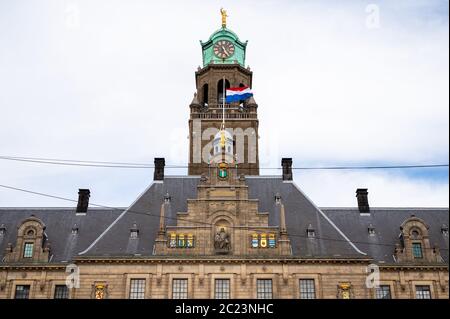Rotterdam Rathaus Stadhuis auf Coolsingel in Rotterdam, Niederlande Stockfoto