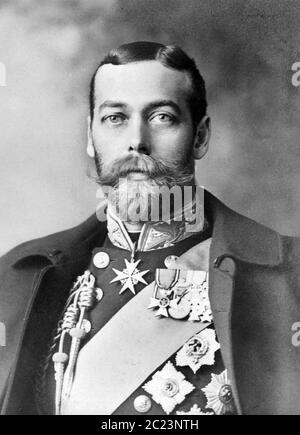 KÖNIG GEORGE V. (1865-1936) als Prinz von Wales im Jahr 1901 Stockfoto