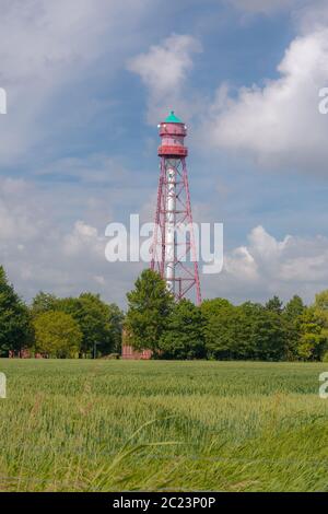 Campen Leuchtturm, Ostfriesland, Niedersachsen, Deutschland Stockfoto