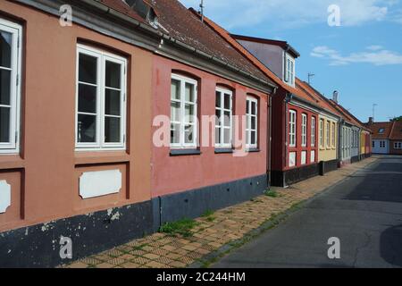 Altstadt in Ronne, Bornholm Stockfoto