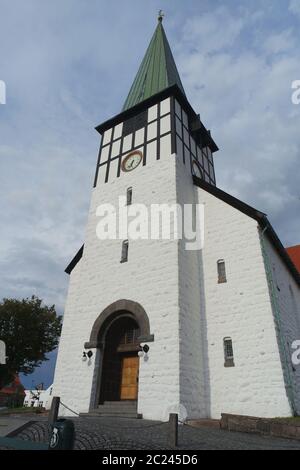 Nikolaikirche in Ronne, Bornholm Stockfoto