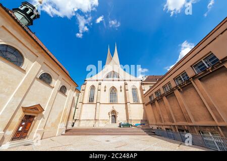 Emmaus-Kloster oder Kloster Na Slovanech in Prag, Tschechische Republik Stockfoto