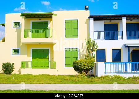 Hotel Touristen-Apartments Paphos, Zypern Stockfoto