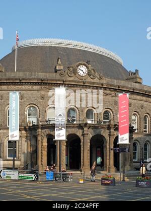 Das historische Gebäude aus dem 19. Jahrhundert im kirkgate-Viertel des historischen Gebäudes aus dem 19. Jahrhundert im Maisaustauschgebäude Stockfoto