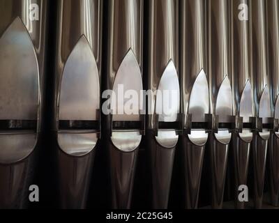 Große Kirche Orgel keyboard Musik Instrument Stockfoto