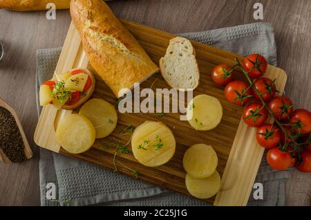 Tschechische stinkenden Käse - Olomoucke tvaruzky, Produktfoto Stockfoto