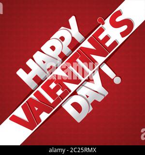 Happy Valentines Tag Grußkarte Vektor Illustration Stock Vektor