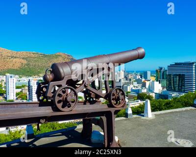 Port Louis, Mauritius Island - 19. Jun 2014 : Blick auf Port Louis Hauptstadt der Insel Mauritius Stockfoto