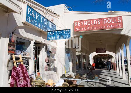 Geschäft im historischen Viertel, Boulder City, Nevada, USA, Nordamerika Stockfoto