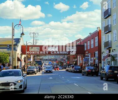 Monterey Cannin Company auf Cannery Row Stockfoto