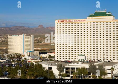 Tropicana Express & Edgewater Casinos in Laughlin City, Nevada, USA Stockfoto