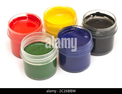 Gouache Gläser Stockfoto