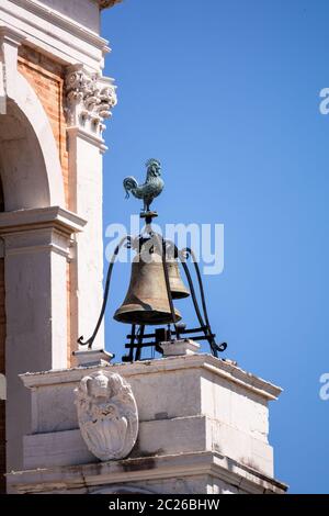 Details der Basilica della Santa Casa in Italien Marche Stockfoto