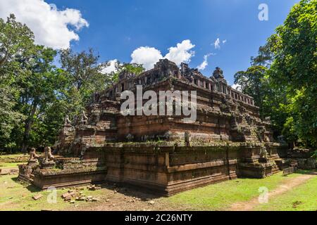 Angkor Thom, Phimeanakas oder Vimeanakas, ist Hindu-Tempel, alte Hauptstadt des Khmer-Reiches, Siem Reap, Kambodscha, Südostasien, Asien Stockfoto