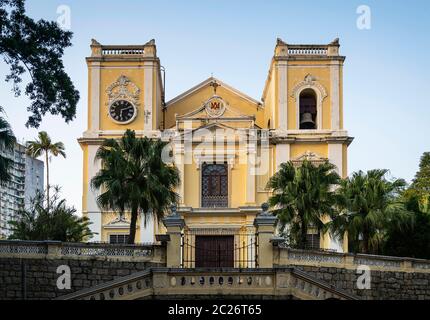 St Lawrence alten kolonialen Erbe der katholischen Kirche Sehenswürdigkeiten in Macau China Stockfoto