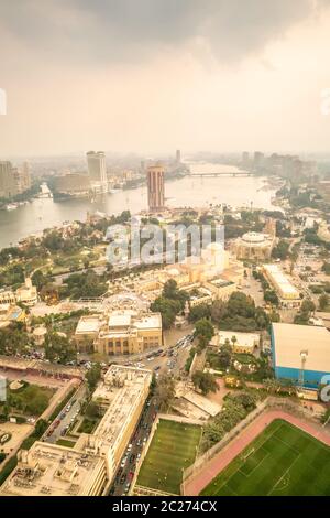 Nil in Kairo Ägypten Stockfoto