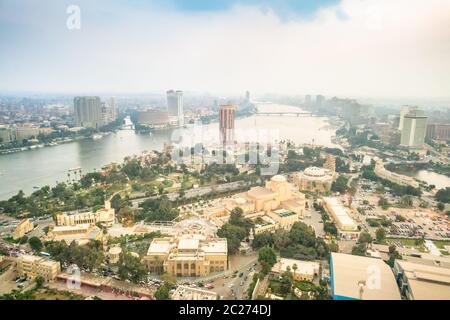 Nil in Kairo Ägypten Stockfoto