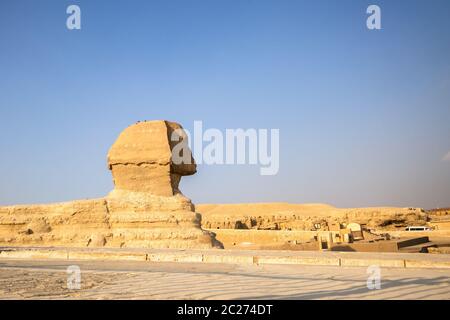 Sphinx in Giza Kairo Ägypten Stockfoto