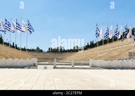 Panathenaic Stadium, Athen Stockfoto