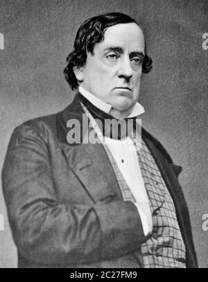 Lewis Cass - ca. 1860 Stockfoto