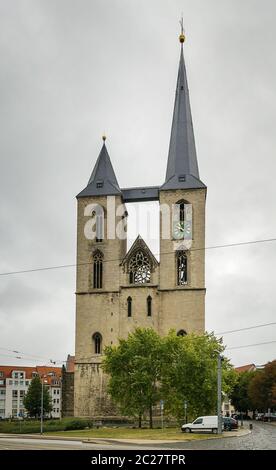st. Martini Kirche, Halberstadt, Deutschland Stockfoto